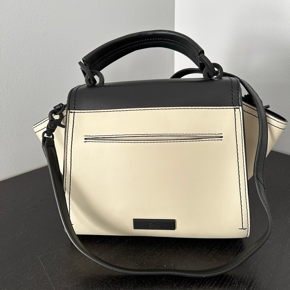 ZAC Zac Pozen Leather Satchel BAG EARTHA - Picture 5 of 6